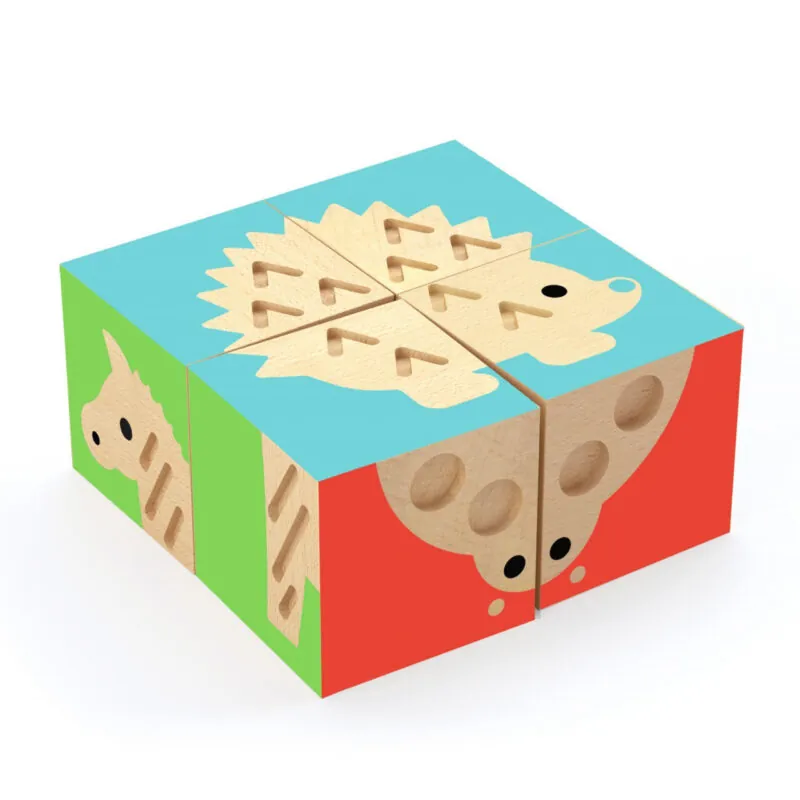 cuburi lemn touchbasic djeco8969