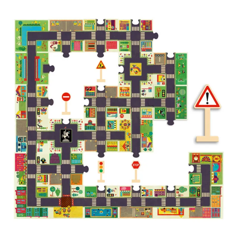 puzzle gigant djeco orasul1786