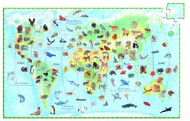 imagine Puzzle copii - Animalele lumii