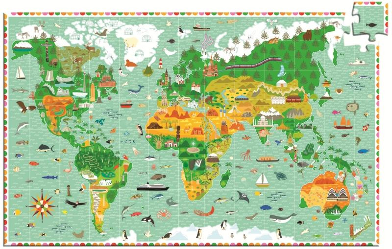 imagine Puzzle copii - In jurul lumii