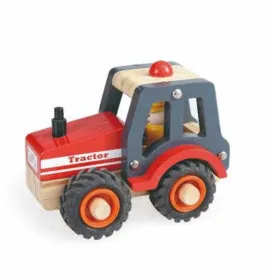 imagine Jucarie lemn - Tractor din lemn - Egmont