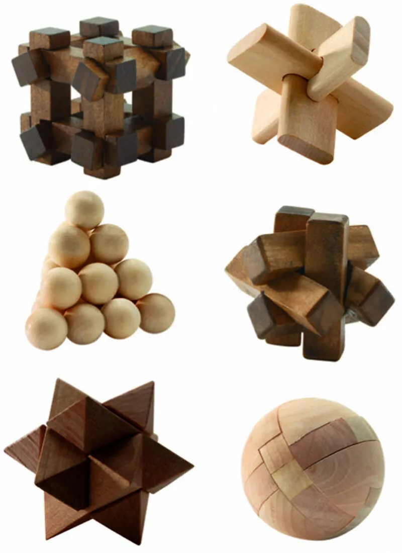 woodix 6 jocuri logice din lemn1506