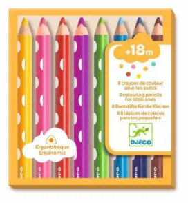 imagine:Creioane colorate pentru bebe, Djeco