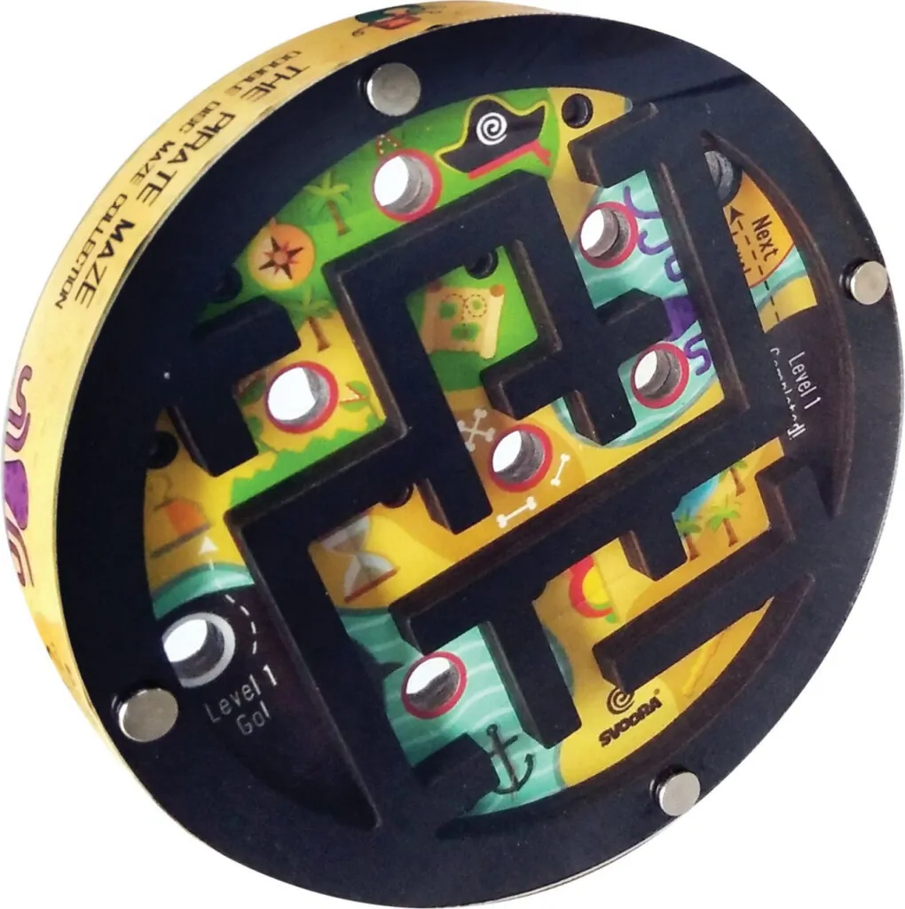 Joc de logica si indemanare Labirint dublu pirati - Jucarii de logica Svoora - 3