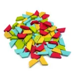 Joc educativ tip mozaic cu forme trapezoidale