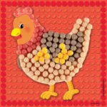 Imagine 1: Set creativ MOSAIC LITTLE FARM – Animale de la ferma