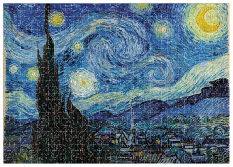 Puzzle Londji 1000 piese van Gogh Noapte instelata 1