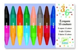 imagine Creioane colorate duble - Djeco