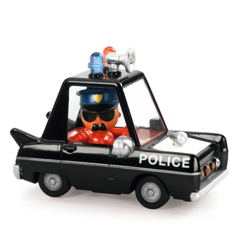 Colectia Crazy Motors Djeco Masina de politie 1