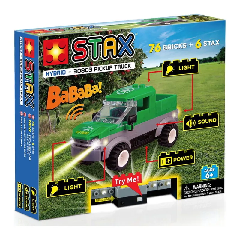 imagine :Set de constructie copii cu lumini si sunete, Stax - Camion