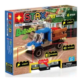 imagine:Set constructie, jucarie copii cu lumini si sunete Stax - Camioneta