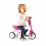 Imagine 1: Tricicleta copii Bunzi, 2 in 1, Pink, Chillafish