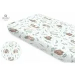 Imagine 1: Cearceaf pentru patut 120X60 cm cu elastic, Lulu Natural