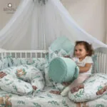 Imagine 4: Cearceaf pentru patut 120X60 cm cu elastic, Lulu Natural