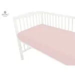 Imagine 1: Cearceaf pentru patut 120X60 cm cu elastic, Colectia Royal, Powder Pink