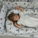Imagine 2: Cosulet bebelus pentru dormit cu doua fete, Forest/Grey, MimiNu 