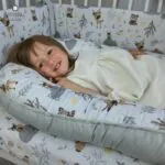 Imagine 1: Cosulet bebelusi pentru dormit cu doua fete, Lulu Rose/Grey, MimiNu