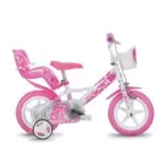 Bicicleta copii 12” RLN, Inimioare, Dino Bike