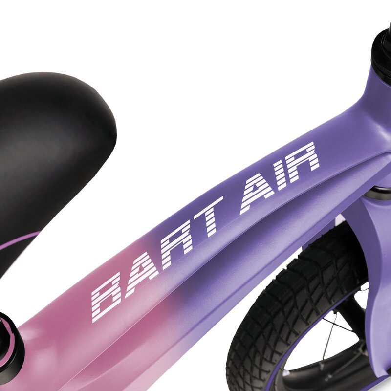 lionelo bicicleta cu roti gonflabile cu cadru din magneziu fara pedale 12 bart air pink violet 2111666 4