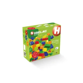 imagine:Cuburi de construit colorate pentru copii Hubelino (60 piese)