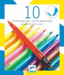 imagine:Carioci pensula, culori pop, Djeco