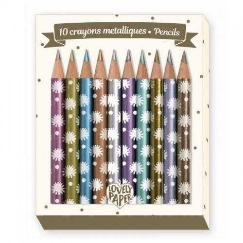 imagine:Creioane colorate cu luciu metalic, Chichi, Djeco