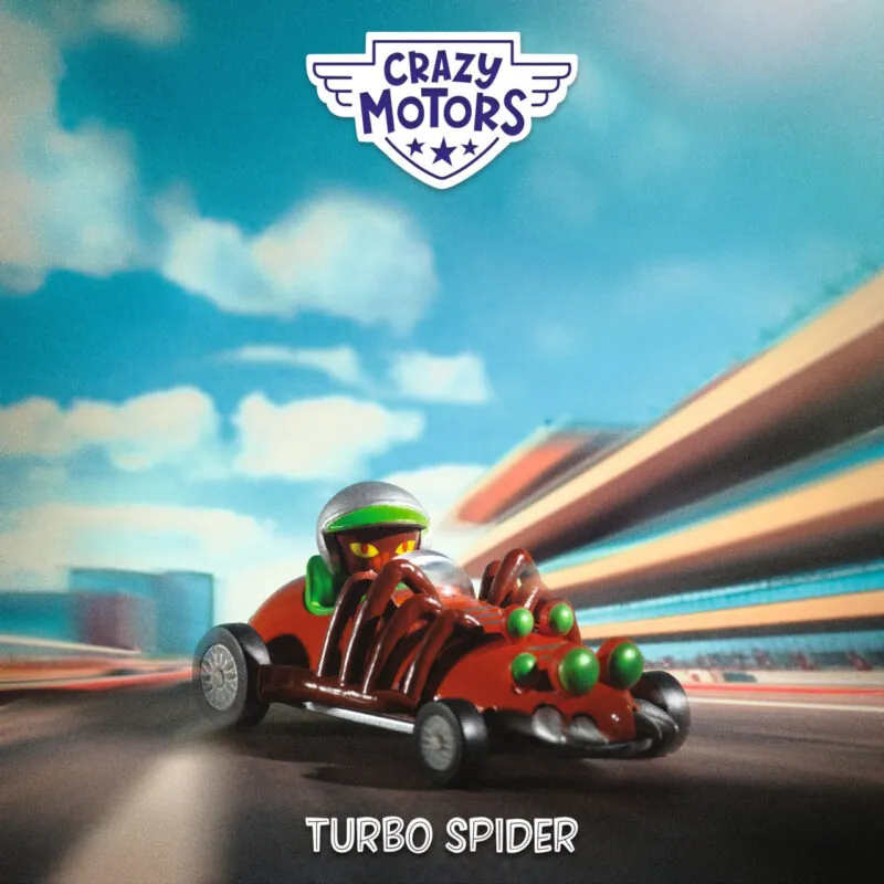 Colectia Crazy Motors Djeco Masina de curse Turbo Spider 2