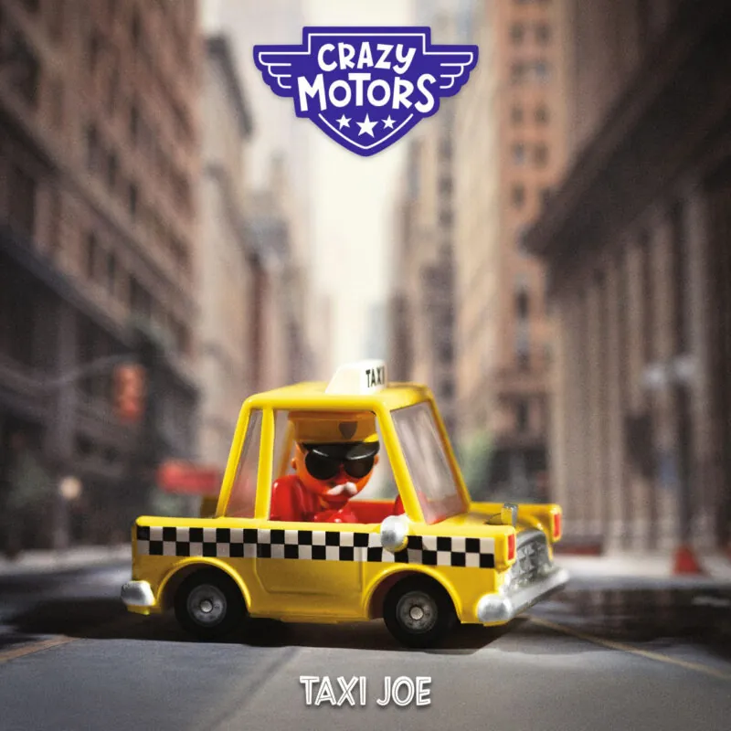 Colectia Crazy Motors Djeco Taxiul lui Joe 1