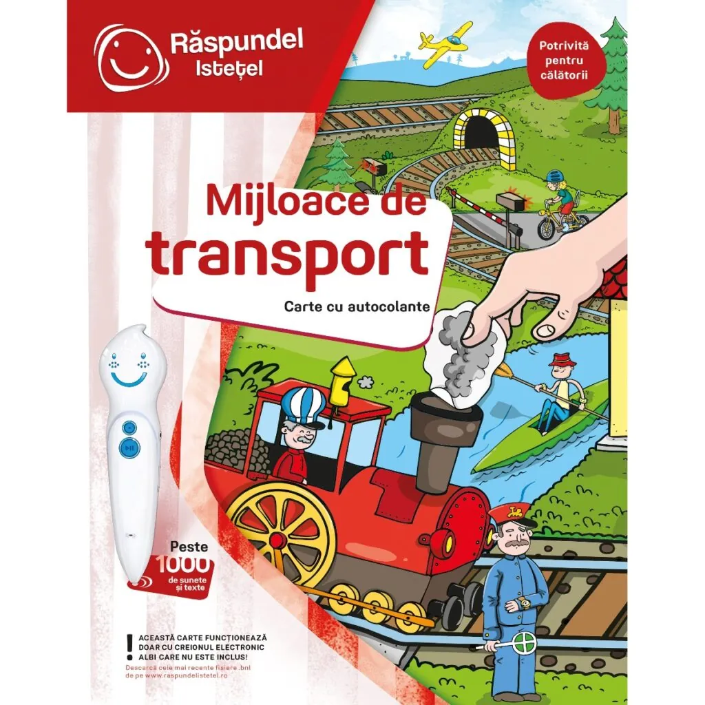 Imagine 2: Raspundel Istetel, carte cu autocolante, Mijloace de transport