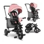 Imagine 4: Tricicleta copii Tris, Suport picioare, Scaun reversibil, Rotire 360 grade, Pliabila, Lionelo