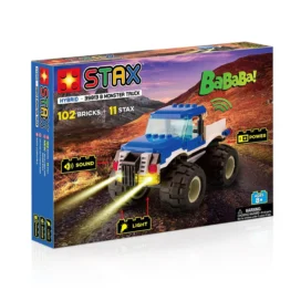 imagine:Jucarie Stax Monster truck si Set constructie cu lumini si sunete