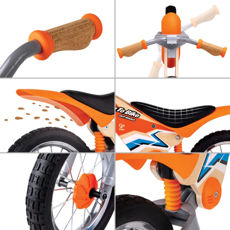 Aceasta este bicicleta de practica perfecta pentru a invata sa echilibrezi pe doua roti. Copiii isi vor construi increderea si isi vor imbunatati echilibrul cu aceasta bicicleta de echilibru