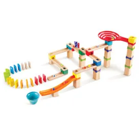 imagine:Jucarie din lemn - Marble Run Race Track (81 piese)