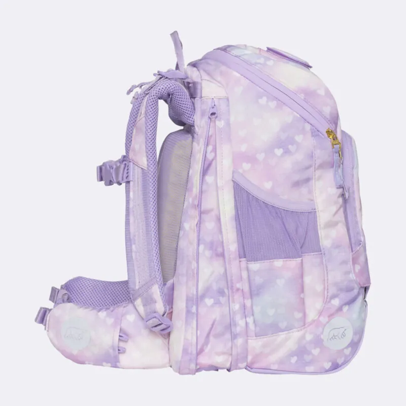 ghiozdan rucsac ergonomic cu perna de aer active air flx unicorn princess purple 206741