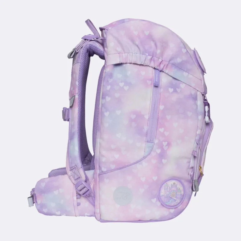 ghiozdan rucsac ergonomic pentru scoala clasic maxi unicorn princess purple 267474