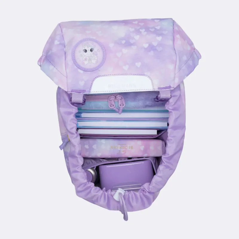 ghiozdan rucsac ergonomic pentru scoala clasic maxi unicorn princess purple 661358