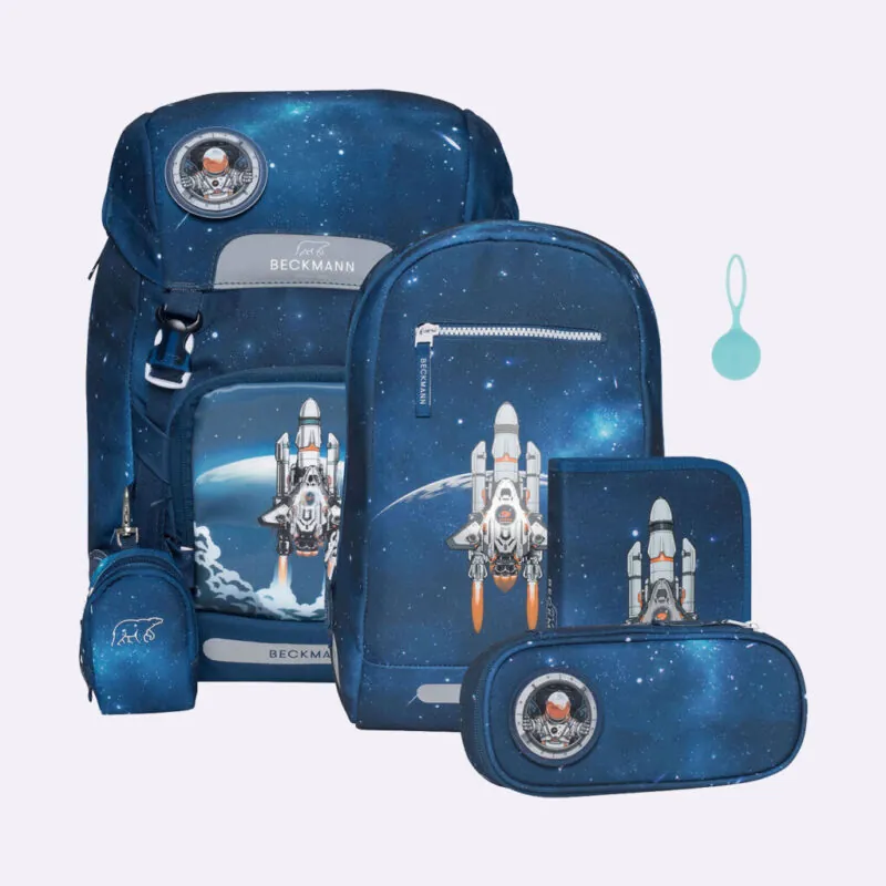 ghiozdan rucsac ergonomic set clasic 6 piese space mission 421237