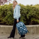 Imagine 1: Ghiozdan, rucsac ergonomic, 30L, Sport Junior Blue Camo