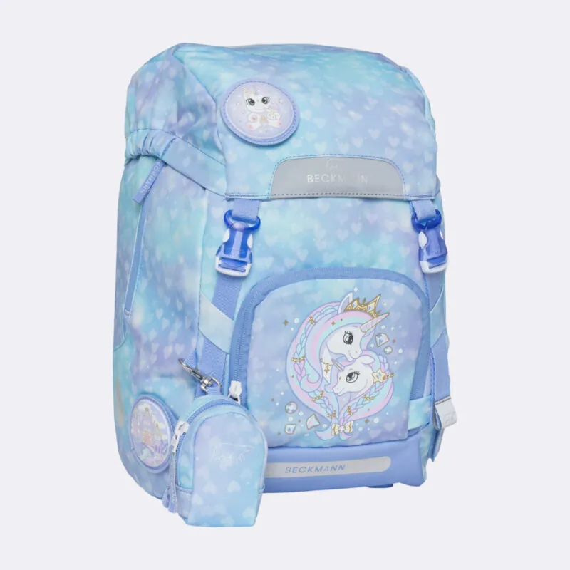 set clasic de 7 piese ghiozdan ergonomic si accesorii unicorn princess ice blue 025658