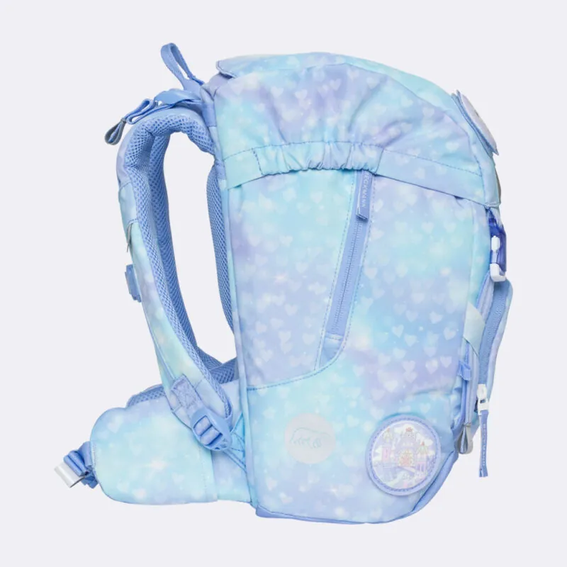 set clasic de 7 piese ghiozdan ergonomic si accesorii unicorn princess ice blue 039270