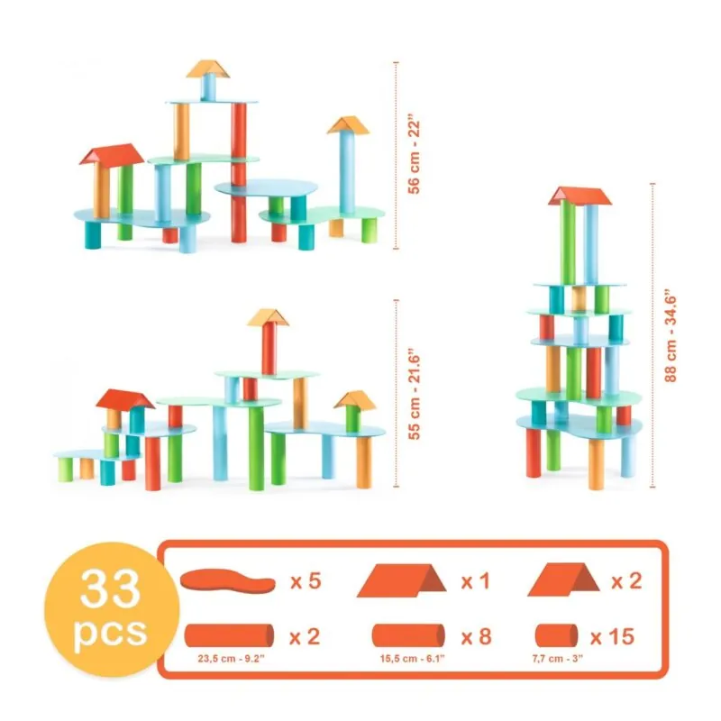 Joc de construit Tubulo Djeco 4