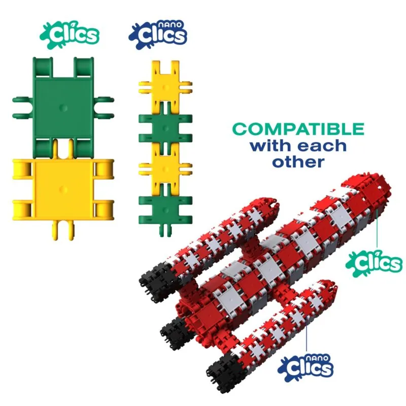 Nano Clics Pentru constructii fantastice 250 piese Clicformers 3