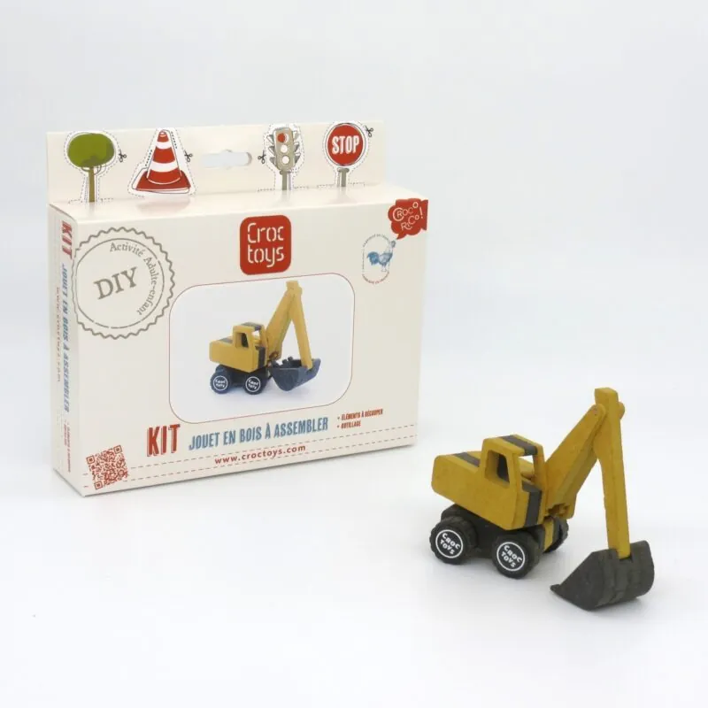 Set de constructie vehicul de santier Excavatorul Frederic Croc toys 2