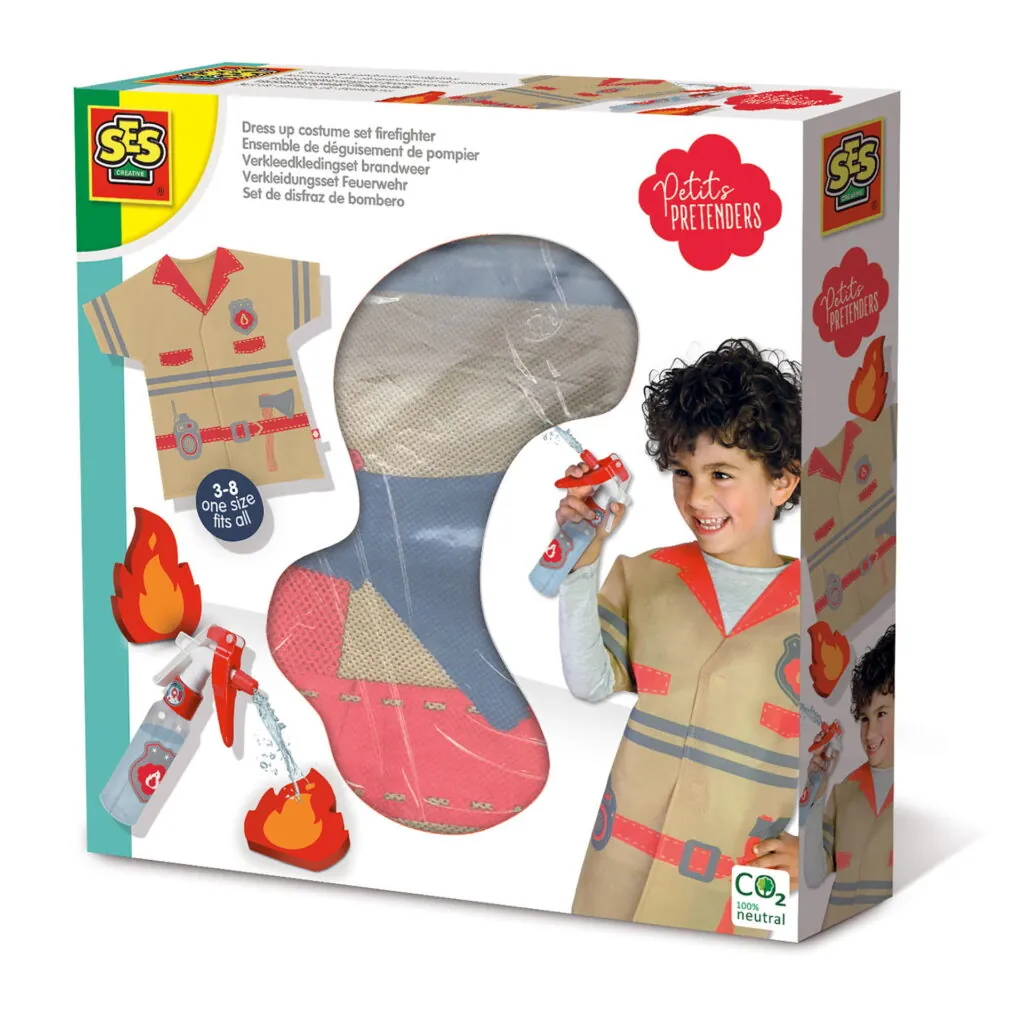 Costum de pompier cu accesorii pentru copii - Halloween Ses Creative