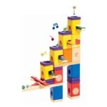 Jucarie copii Quadrilla - circuit cu bile - Muzica in miscare (97 piese) - Seturi de constructie Hape 2