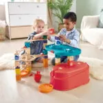 Jucarie copii Quadrilla - circuit cu bile - Set cu galeti (90 piese) - Promo Hape 2