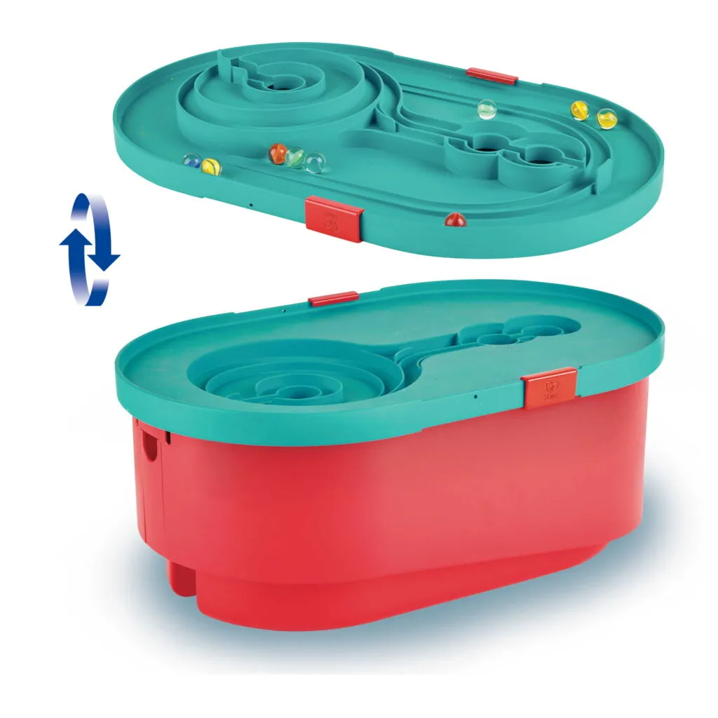 Jucarie copii Quadrilla - circuit cu bile - Set cu galeti (90 piese) - Promo Hape 6