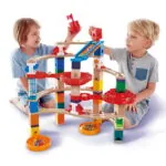 Jucarie copii Quadrilla - circuit cu bile - Super spirala (129 piese) - Seturi de constructie Hape 3