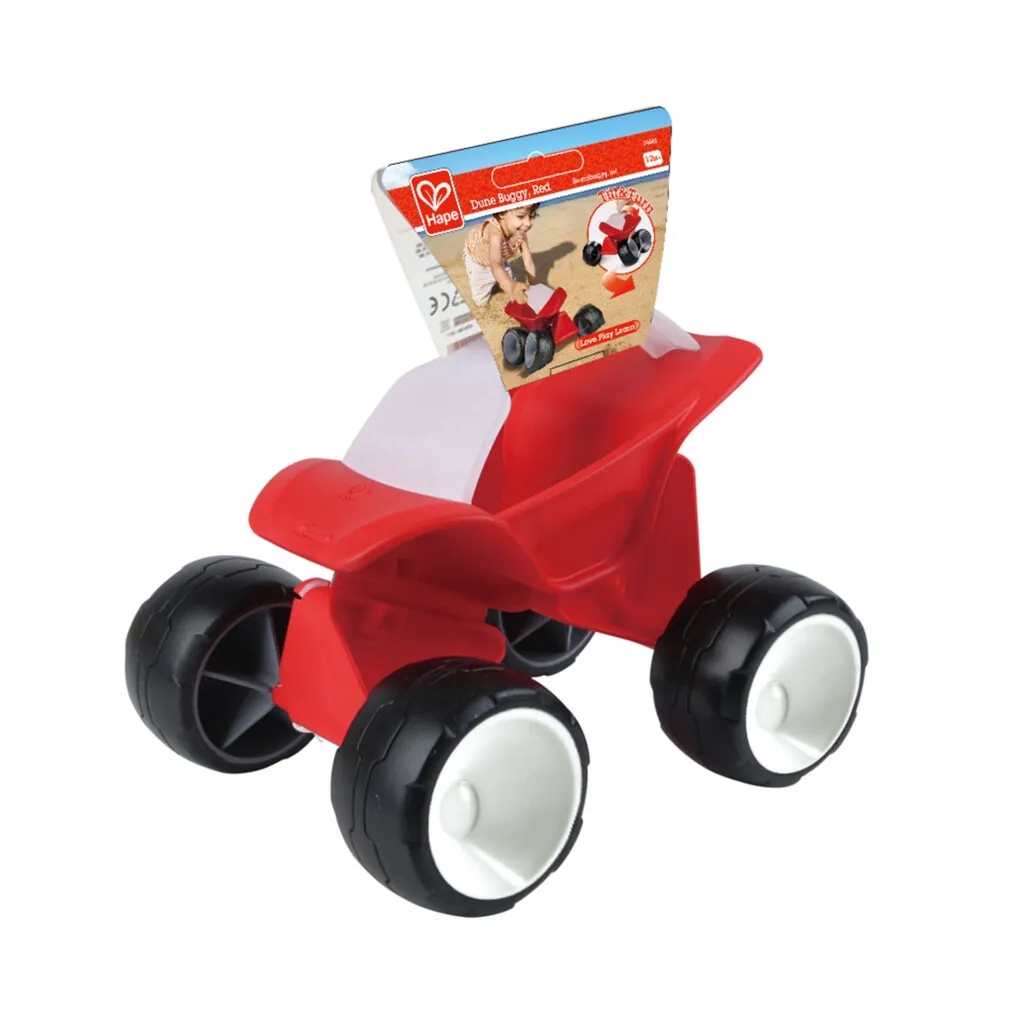 Jucarie de plaja - Dune Buggy rosie - Jucarii pentru plaja si nisip Hape