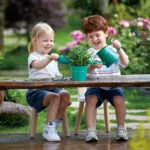 Jucarie din bambus si metal - Set de gradinarit - Distractie in Natura Hape 2